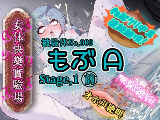 『女体快楽実験場』 被験体No，009「もぶA」Stage，1前編 パッケージ画像